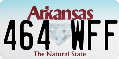 AR license plate 464WFF
