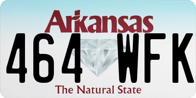 AR license plate 464WFK