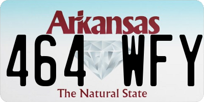AR license plate 464WFY