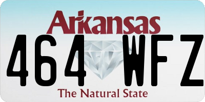 AR license plate 464WFZ