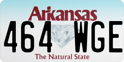AR license plate 464WGE
