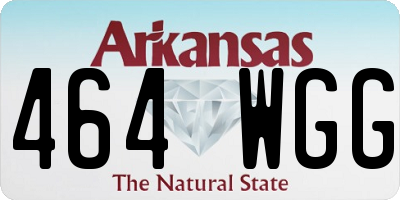 AR license plate 464WGG