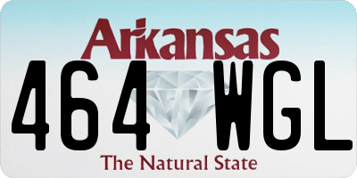 AR license plate 464WGL