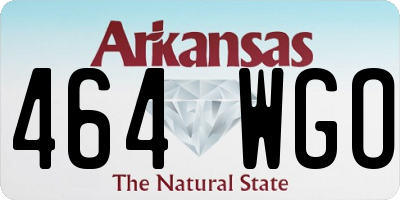 AR license plate 464WGO