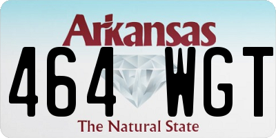 AR license plate 464WGT
