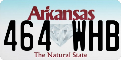 AR license plate 464WHB