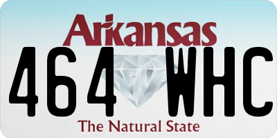 AR license plate 464WHC