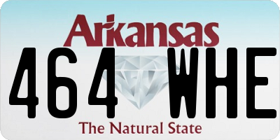 AR license plate 464WHE
