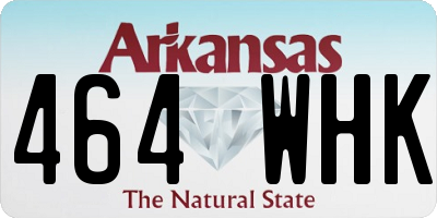 AR license plate 464WHK