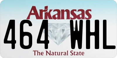 AR license plate 464WHL