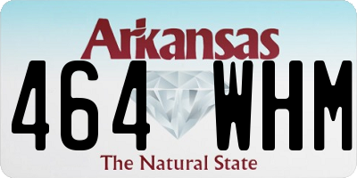 AR license plate 464WHM