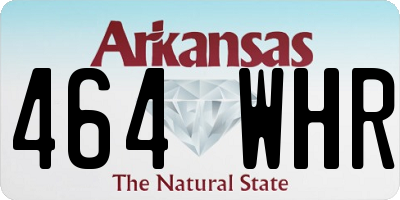 AR license plate 464WHR