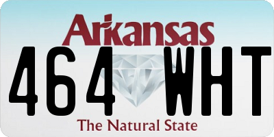 AR license plate 464WHT