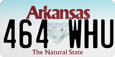 AR license plate 464WHU
