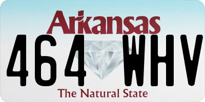 AR license plate 464WHV