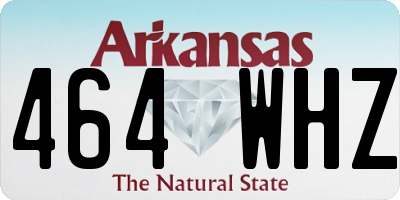 AR license plate 464WHZ
