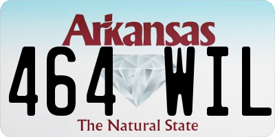 AR license plate 464WIL