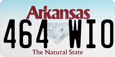 AR license plate 464WIO