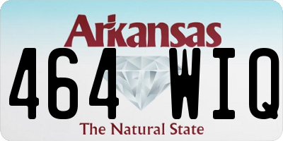 AR license plate 464WIQ