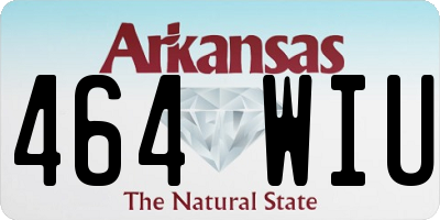 AR license plate 464WIU