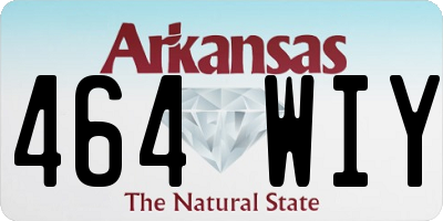 AR license plate 464WIY