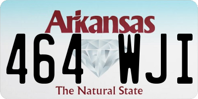 AR license plate 464WJI