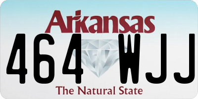 AR license plate 464WJJ