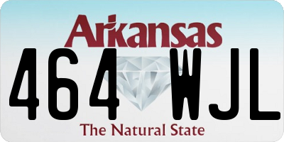 AR license plate 464WJL