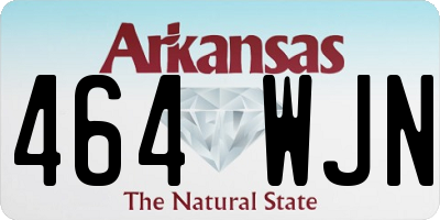 AR license plate 464WJN
