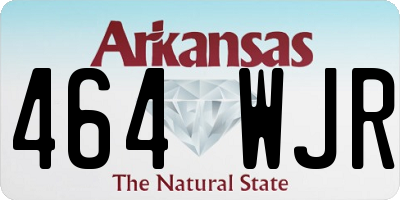 AR license plate 464WJR