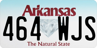 AR license plate 464WJS
