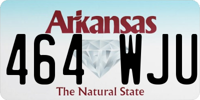 AR license plate 464WJU