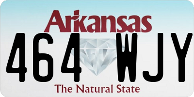 AR license plate 464WJY