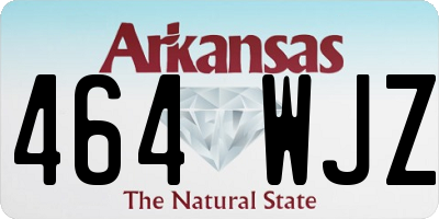 AR license plate 464WJZ
