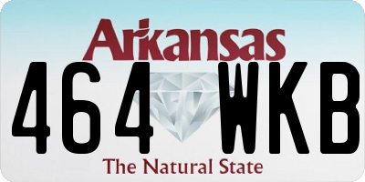 AR license plate 464WKB