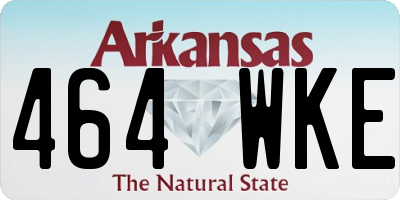 AR license plate 464WKE