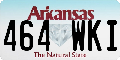 AR license plate 464WKI