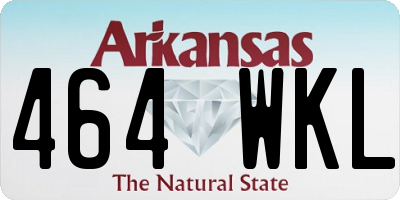 AR license plate 464WKL