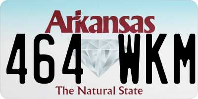 AR license plate 464WKM