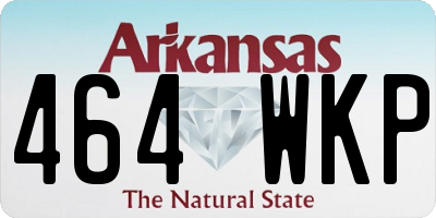 AR license plate 464WKP