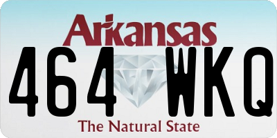 AR license plate 464WKQ
