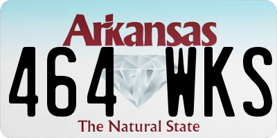 AR license plate 464WKS