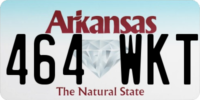 AR license plate 464WKT
