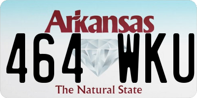 AR license plate 464WKU