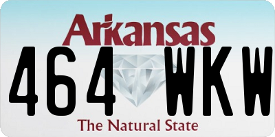 AR license plate 464WKW