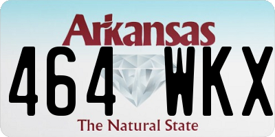 AR license plate 464WKX
