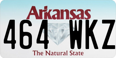 AR license plate 464WKZ
