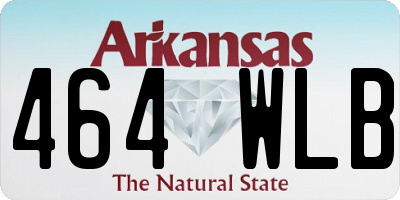 AR license plate 464WLB