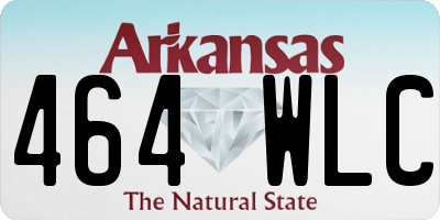 AR license plate 464WLC