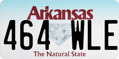 AR license plate 464WLE